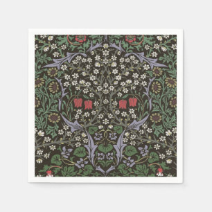 William Morris Blackthorn-Tapeten-Blumenmuster Serviette