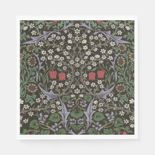 William Morris Blackthorn-Tapeten-Blumenmuster Serviette