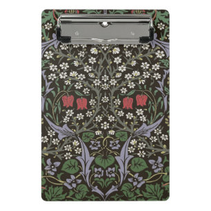William Morris Blackthorn-Teppich Blumendekor Mini Klemmbrett