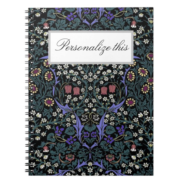 William Morris Blackthorn viktorianisch personalis Notizblock (Vorderseite)