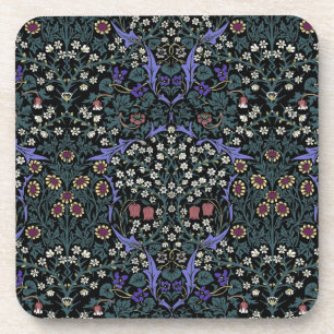 William Morris Blackthorn viktorianische Tapete Getränkeuntersetzer