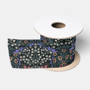 William Morris Blackthorn viktorianische Tapete Satinband