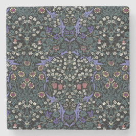 William Morris Blackthorn viktorianische Tapete Steinuntersetzer