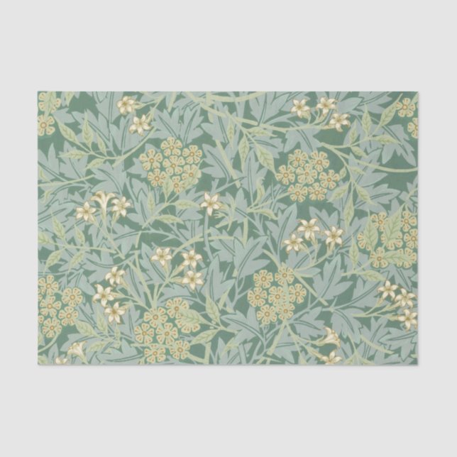 William Morris-BLATT-MUSTER Seidenpapier (Vorderseite)