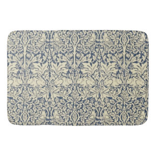 William Morris, Blau grau, Muster, Jugendstil, Vin Badematte