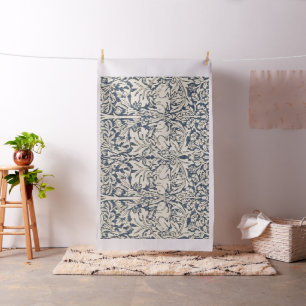 William Morris, Blau grau, Muster, Jugendstil, Vin Stoff