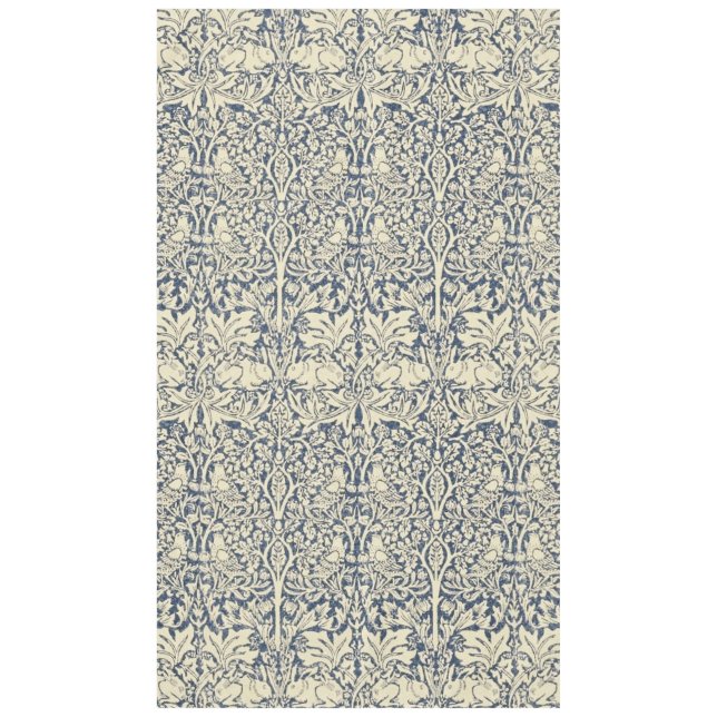 William Morris, Blau grau, Muster, Jugendstil, Vin Tischdecke (Vorderseite)