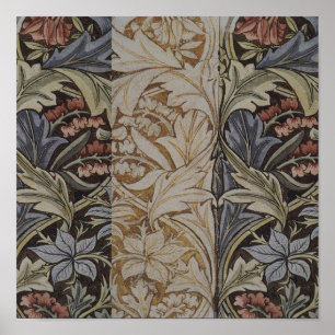 William Morris Blauglocken Botanisch Poster