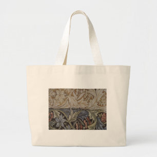 William Morris Blauglockentapete Botanischer Klass Jumbo Stoffbeutel
