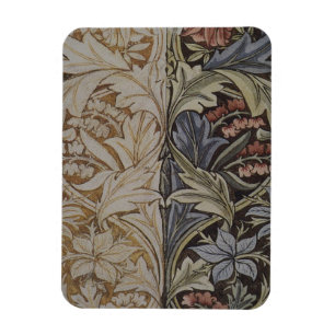 William Morris Blauglockentapete Botanischer Klass Magnet