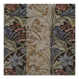 William Morris Blauglockentapete Botanischer Klass Poster
