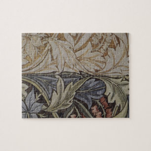 William Morris Blauglockentapete Botanischer Klass Puzzle