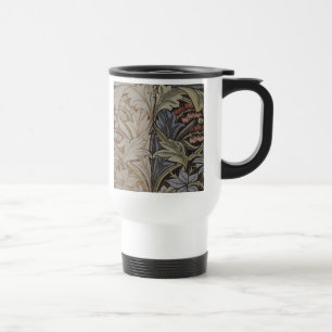 William Morris Blauglockentapete Botanischer Klass Reisebecher