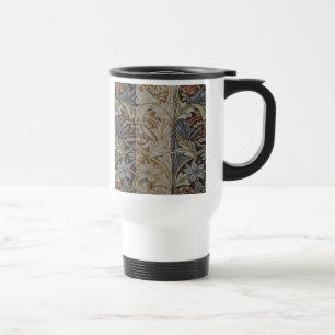 William Morris Blauglockentapete Botanischer Klass Reisebecher