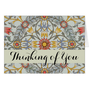 William Morris Bloral Circle Blume Illustration