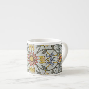 William Morris Bloral Circle Blume Illustration Espressotasse