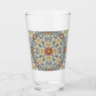 William Morris Bloral Circle Blume Illustration Glas