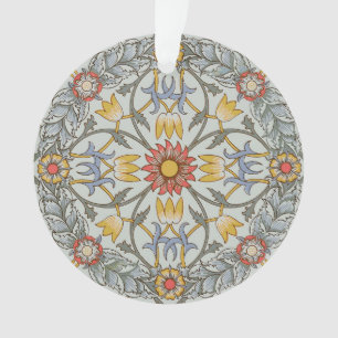William Morris Bloral Circle Blume Illustration Ornament