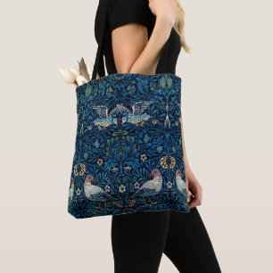 William Morris Blue Birds Floral-Teppich Klassiker