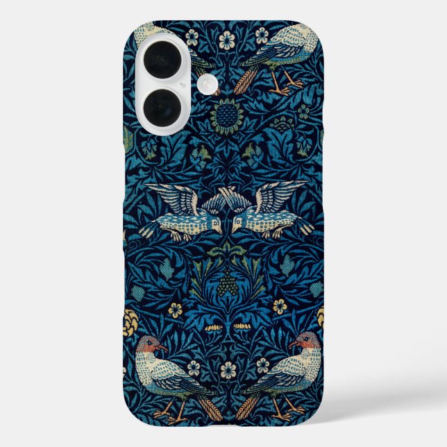 William Morris Blue Birds Tapestry Classic Case-Mate iPhone Hülle (Rückseite)