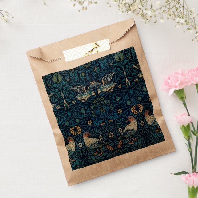 William Morris Blue Birds Tapestry Classic Geschenktütchen (Versiegelt)