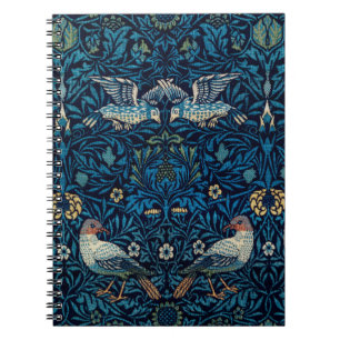 William Morris Blue Birds Tapestry Classic Notizblock