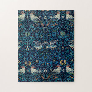 William Morris Blue Birds Tapestry Classic Puzzle