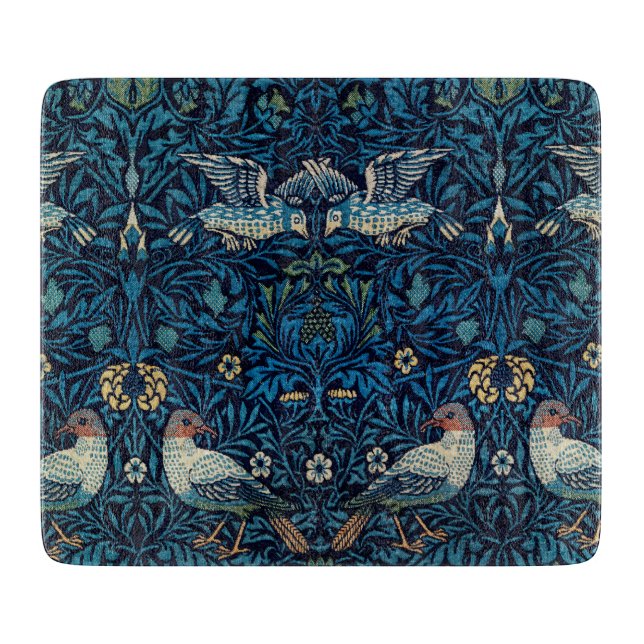 William Morris Blue Birds Tapestry Classic Schneidebrett (Vorderseite)