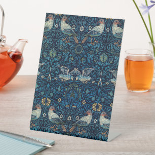 William Morris Blue Birds Tapestry Classic Sockelschild