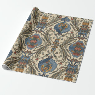 William Morris Blue Iris vintage florales Muster Geschenkpapier