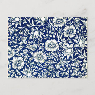 William Morris - Blue Mallow Postkarte