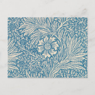 William Morris - Blue Marigold Postkarte
