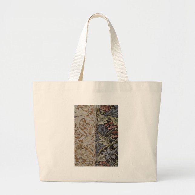 William Morris Bluebell Tapestry Design Jumbo Stoffbeutel (Vorne)