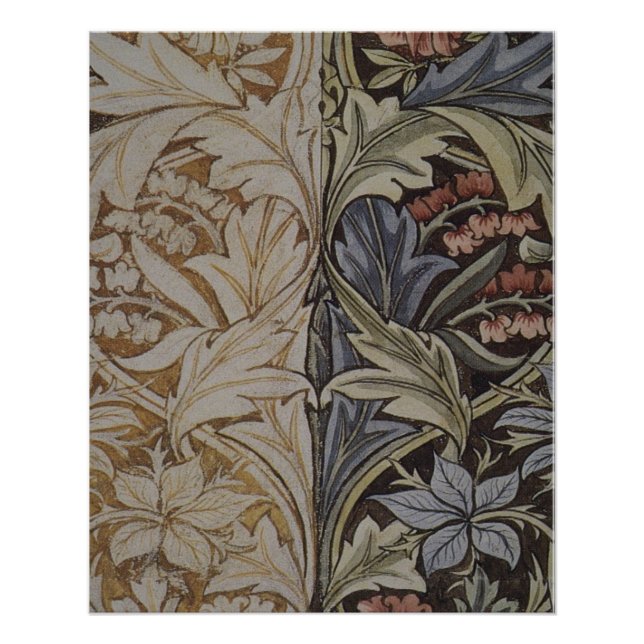 William Morris Bluebell Tapestry Design Poster (Vorderseite)