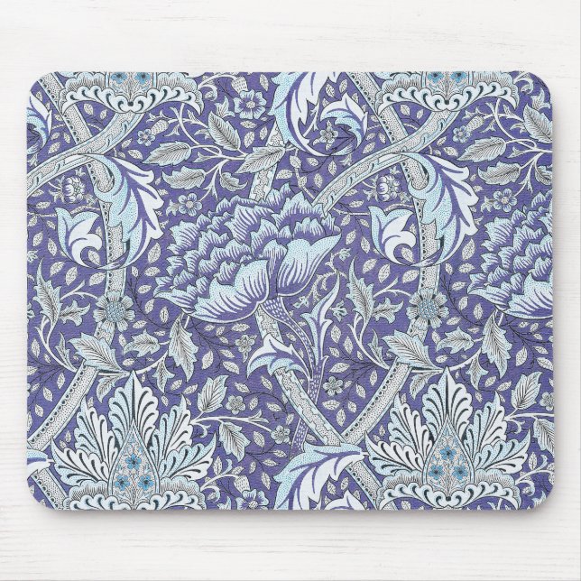 William morris blühende blühende Blume Mousepad (Vorne)
