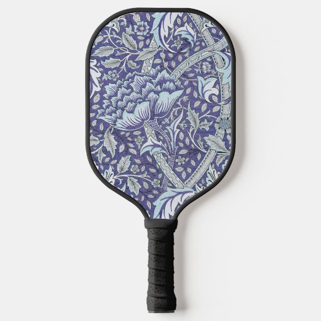 William morris blühende blühende Blume Pickleball Schläger (Vorderseite)