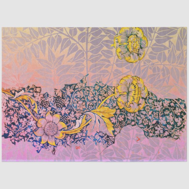 William Morris BLUME and BLÄTTER Tissue Paper Seidenpapier (Vorderseite)