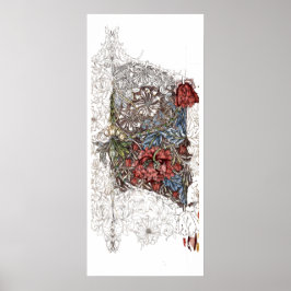 William morris Blume elegante Blumendarstellung Poster