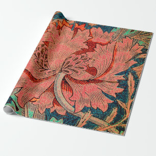 William Morris BLUME GIFT WRAPPT Geschenkpapier