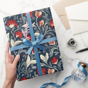 William Morris Blumenmuster Geschenkpapier