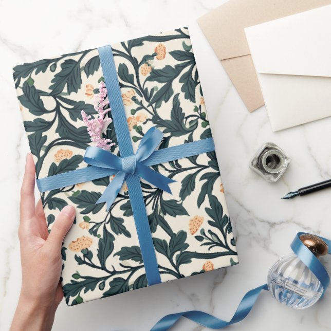 William Morris Blumenmuster  Geschenkpapier (Schenken)