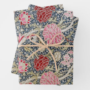 William Morris, Blumenmuster Geschenkpapier Set