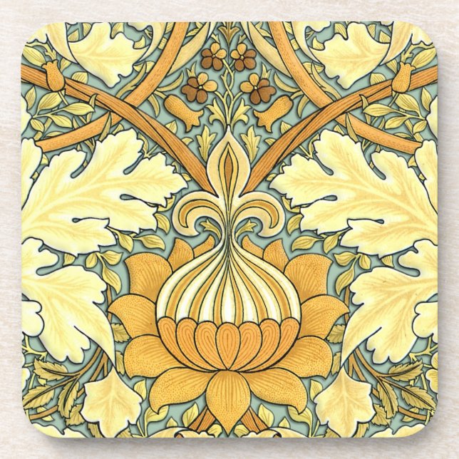William Morris Blumenmuster Untersetzer (Vorderseite)