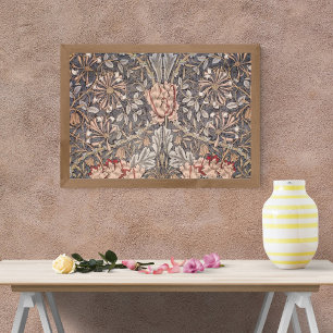 William Morris Blumenmuster Vintage Fotodruck