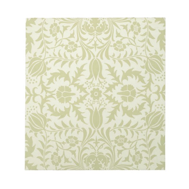 William Morris Borage Wedding Soft Green Notizblock (Vorderseite)
