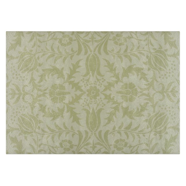 William Morris Borage Wedding Soft Green Schneidebrett (Vorderseite)