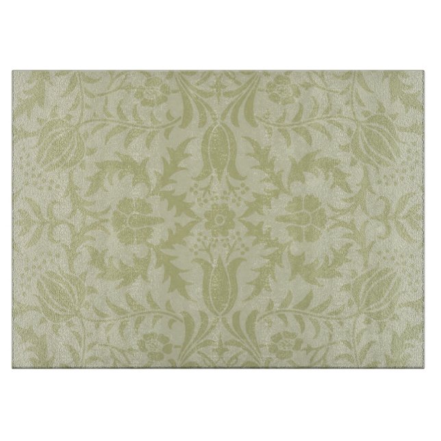 William Morris Borage Wedding Soft Green Schneidebrett (Vorderseite)