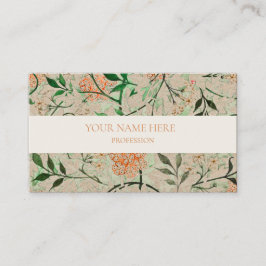 WILLIAM MORRIS BOTANICAL PATTERING BUSINESS CARD VISITENKARTE