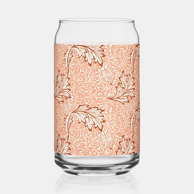 William Morris Botanisches Apfel-Design Dosenglas (Vorderseite)