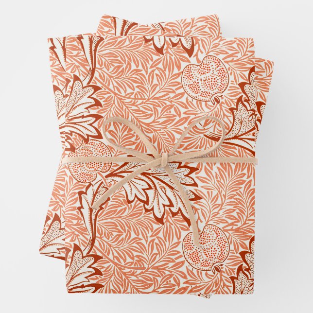 William Morris Botanisches Apfel-Design Geschenkpapier Set (Beispiel)